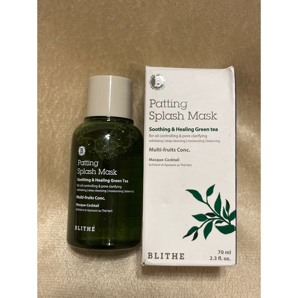 Blithe Patting Splash Mask Soothing & Healing Green Tea 2.3 fl. oz.